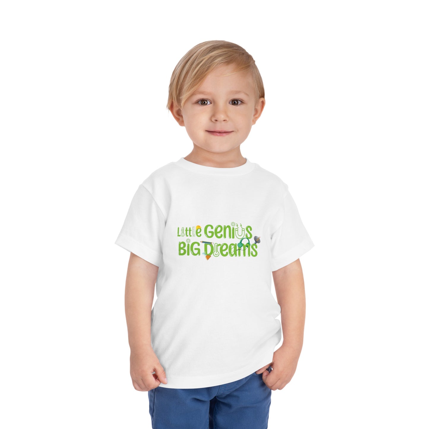 Little Genius Big Dream - Toddler Short Sleeve Tee