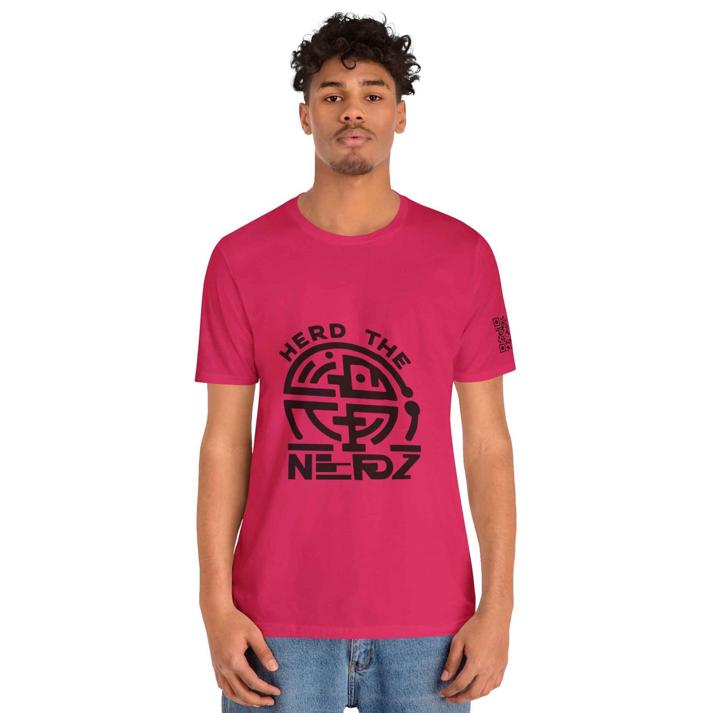 Herd The Nerdz - Logo - Unisex Jersey Short Sleeve Tee