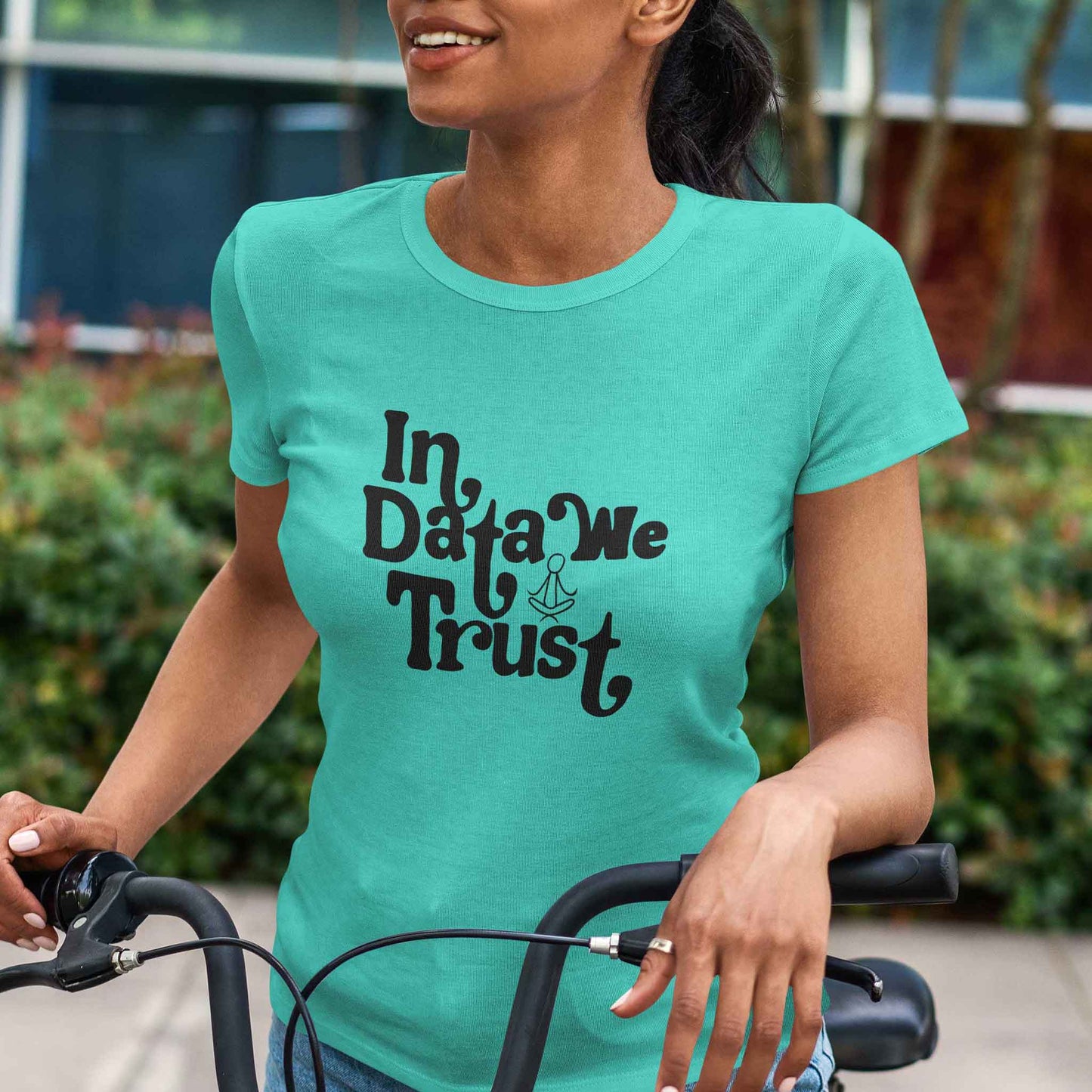 In Data We Trust - Black - Unisex Jersey Short Sleeve Tee