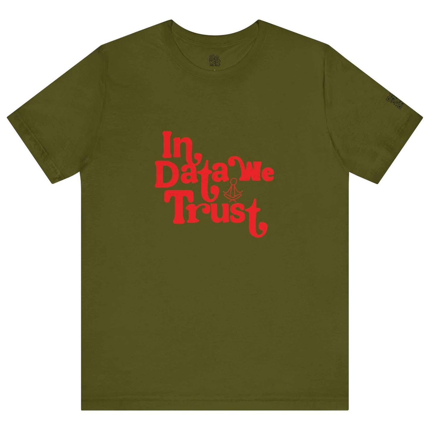 In Data We Trust - Red - Unisex Jersey Short Sleeve Tee