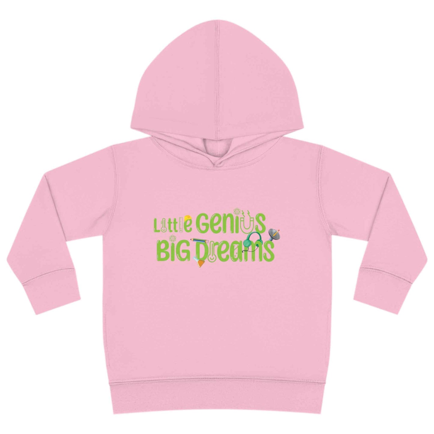 Little Genius Big Dreams - Toddler Pullover Fleece Hoodie