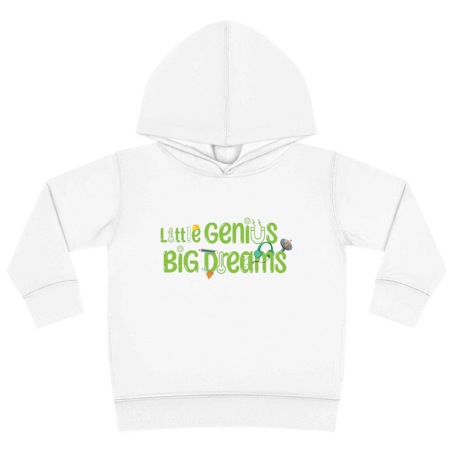 Little Genius Big Dreams - Toddler Pullover Fleece Hoodie