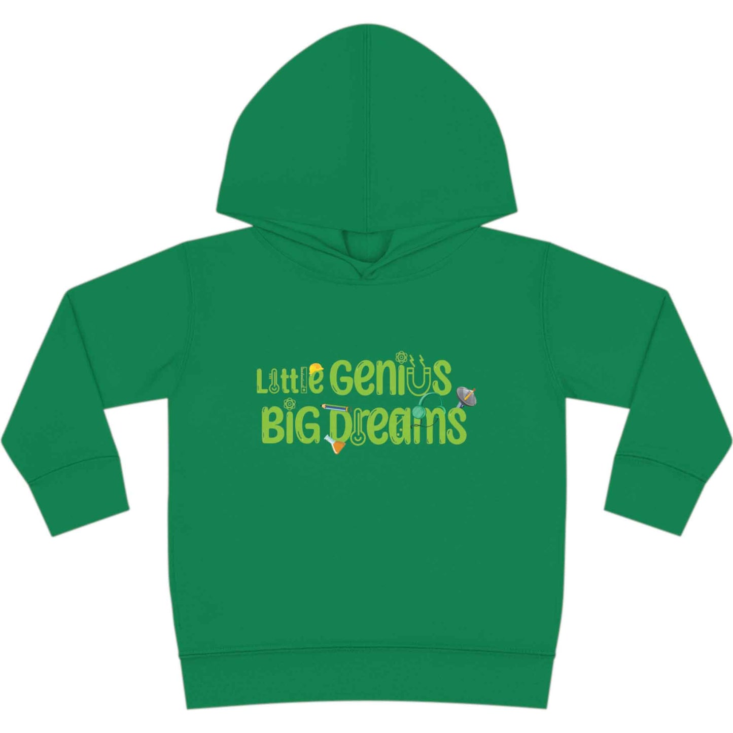 Little Genius Big Dreams - Toddler Pullover Fleece Hoodie