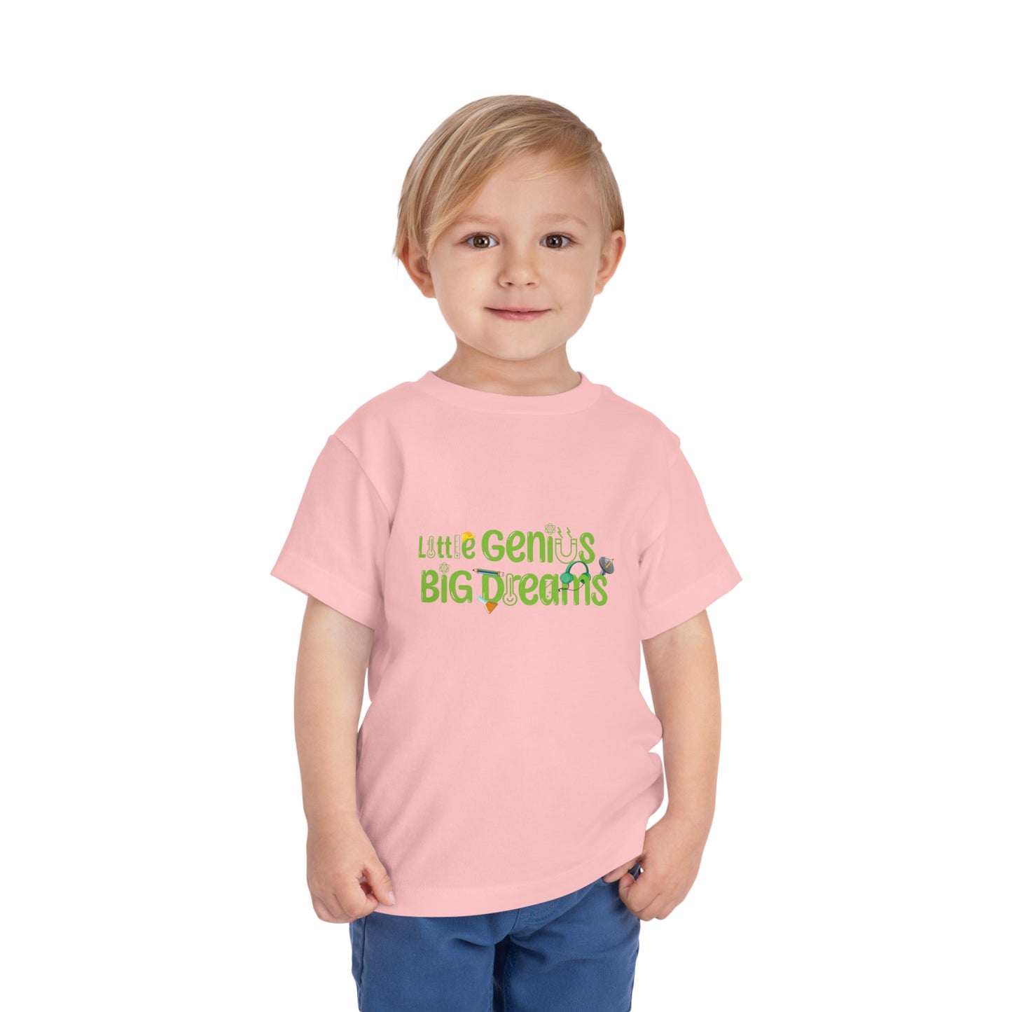 Little Genius Big Dream - Toddler Short Sleeve Tee