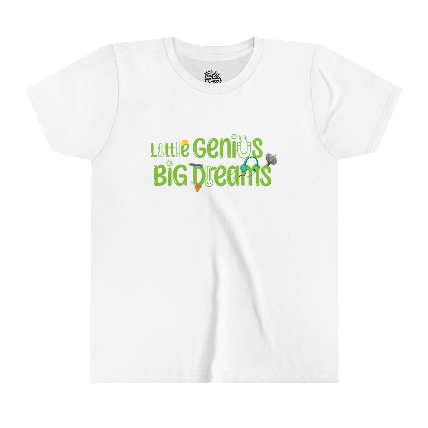 Little Genius Big Dreams - Youth Short Sleeve Tee